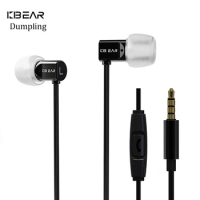 KBEAR Dumpling IEMS 6mm Composite Diaphragm Earphone Noise Cancellation 3.5mm Jack Wired Inear Earbud Music HD Headset Little Q