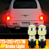 2pcs LED Brake Light Blub Lamp 3157 3057 P27/7W For Chrysler Sebring PT Cruiser 300M 300 Pacifica Aspen Intrepid Neon Concorde