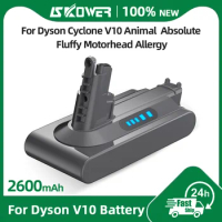 SKOWER Replacement Battery For Dyson Vacuum Cleaner V10 Cyclone Animal Absolute Motorhead Fluffy SV12