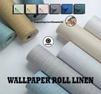 [COD] Wallpaper Foam Linen 3D Roll 50cm x 280cm