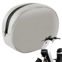 Scooter Handlebar Bag Mountain Bike Storage Bag Bike Accessories Pouch Scooter Storage Bag Double-Layer Double Zipper Design For