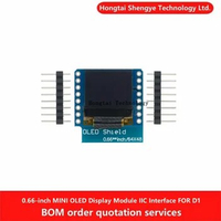 0.66-inch OLED Display Module LCD IIC/I2C Interface FOR D1 MINI Display