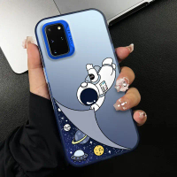 เคส Samsung S20 PLUS, ดีไซน์นักบินอวกาศ, กึ่งโปร่งใส, บางเฉียบ, เคสโทรศัพท์ฝ้า, เคส
