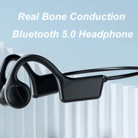 048 Bluetooth Headset IPX6 Waterproof Earphones Real Bone Conduction Wireless Headphone Sports Music MP3 Player