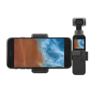 For DJI OSMO Pocket Camera Smart Phone Holder Stand Mount Mobile Phone Holder Handheld Holder Bracket Phone Clip D15