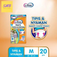 Lifree Popok Celana Dewasa Tipis & Nyaman M20 Pampers Diaper
