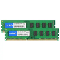 High Quality (2X 8GB) DDR3 1600MHz Desktop RAM PC3-12800 UDIMM 1.5V Non-ECC for intel AMD Computer Green