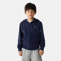 【GAP】兒童裝 小熊刺繡連帽外套-海軍藍(761410)