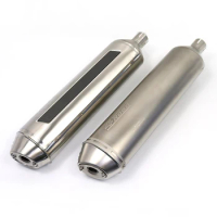 40mm Trailer Muffler Exhaust Pipe For Leovince 4Road Exhaust Pipe For Kawasaki j125 j300 Vario201 Ve