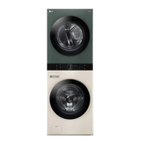 LG樂金 WashTower 19公斤 AI智控洗乾衣機 WD-S1916JGB 白綠