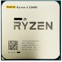 YZX Ryzen 3 2200G R3 2200G 3.5 GHz đã qua sử dụng cho gaming Zen 0.014 bộ xử lý quad core quad threa