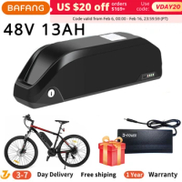 Original eBike Battery 48V 13AH 13S35A BMS Electric Bicycle Downtube Lithium Battery Pack For 48V 750W /48V1000W Motor