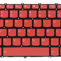 LARHON New Red Backlit US English Keyboard For Lenovo ideapad S540-13API S540-13ARE S540-13IML S540-13ITL