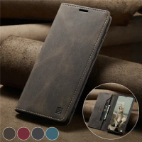 Samsung Galaxy A22 5G Case Leather Magnetic Card Bag Case For Galaxy A22S Cover Stand Luxury Wallet Phone Case on Samsung A33 5G
