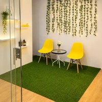 Karpet Rumput Sintetis Tebal Hijau Roll Rumput Halaman Rumah Teras Indoor Outdoor Hijau
