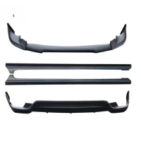 High quality ABS material body kit For VIOS body kit 2014-2015 Toyota VIOS Front lip bumper Rear lip Side skirt*7