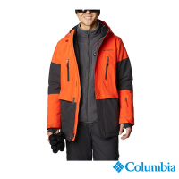 Columbia 哥倫比亞 男款 - Omni-Tech防水金鋁點極暖連帽外套-橘紅 UWE82250AH