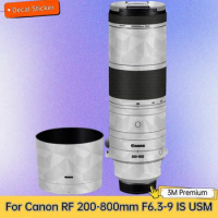 For Canon RF 200-800mm F6.3-9 IS USM Lens Sticker Protective Skin Decal Film Anti-Scratch Protector Coat RF200-800 F/6.3-9