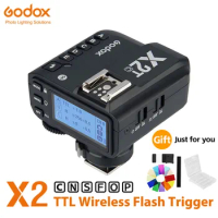 Godox X2 Trigger X2T-C X2T-N X2T-S X2T-F X2T-O TTL HSS 1/8000s Wireless Flash Transmitter for Canon Nikon Sony Fuji Olympus