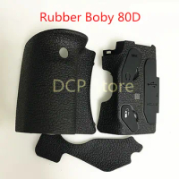 NEW Original For Canon EOS 80D With Body Rubber GRIP+INTERFACE+BACK Camera Repair Parts