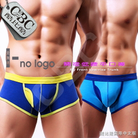 i-no-logo開襠低腰男平口褲 BX0003