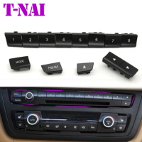 Car Console Dashboard Radio CD Player Button Switch Buttons Cover Trim For BMWF20 F21 F22 F30 F32 F35 F34 F36 F45 F46