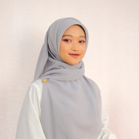 Jilbab Segi Empat Polos Bella Squere FA Asra Hijab Bahan Polycotton