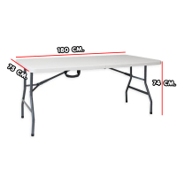 โต๊ะพับ โต๊ะอเนกประสงค์ FOLDING TABLE  รุ่นZ180 ผลิตจากพลาสติกชนิดพิเศษ HDPE พร้อมสารป้องกัน UV โต๊ะ
