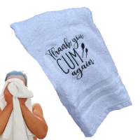 Spoof Text Towel Bathroom Towel With Interesting Message Portable Funny Wash Towel Cotton Bathroom Towel In Solid Colors For