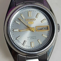Luminous（Arabic+English）seiko 5 vintage Automatic female watch
