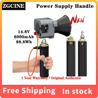 ZGCINE H90 6000mAh 14.8V 88.8Wh Battery Grip Power Supply Handle For Aputure Amaran Nanguang Zhiyun Photography Light