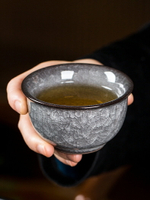 龍泉窯青瓷主人杯單杯茶碗品茗杯哥窯冰裂紋功夫茶具茶盞個人茶杯