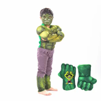 Incredible Smash Fist Hulk costume children's punching gloves plush hand filled Cosplay costumes gloves children's holiday gifts