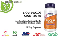 Now Foods CoQ10 200 mg 60 Veg Now CoQ10 Coenzyme Q10 Now CoQ10 200 mg