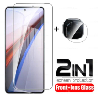 2in1 Clear Tempered Glass Case For vivo iQOO 12 Screen Protector For iQOO 12 iQOO12 5G V2307A 6.78'' Camera Lens Protective Film