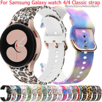 20mm watch Band For Samsung Galaxy Watch 4 44mm 40mm Silicone Sports Bracelet Samsung Galaxy Watch 5 6 Classic 42mm 46mm Strap
