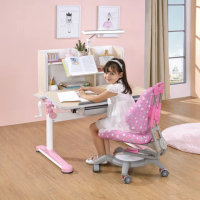 【SingBee 欣美】寬90cm 兒童成長桌椅SBC-601&amp;611+133椅(書桌椅 兒童桌椅 兒童書桌椅 升降桌)