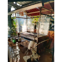 紅豆餅攤車,含烤爐,紅銅烤盤,攪拌機,器具等