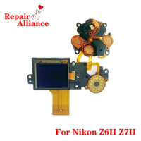 New Top Cover Shoulder Small LCD Display Screen with Flex Cable Unit Repair Parts For Nikon Z6II Z7II Z6 II Z7 II Z62 Z72 Camera