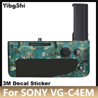 For SONY VG-C4EM Anti-Scratch Camera Handle Sticker Protective Film Body Protector Skin suitable for SONY A7M4 A7R4 A7S3 A9 II
