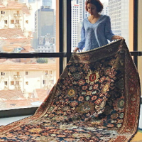 摩洛哥仿羊絨地毯輕奢客廳臥室床邊毯北歐復古家用地墊民族風美式【摩可美家】