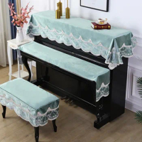 European Lace Pattern Modern Simple Piano Cover/piano Key Cover/stool Cover New Piano Towel Dust-proof Nordic Piano Cover