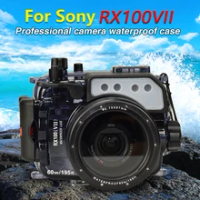 Mcoplus WP-RX100VII 60m/195ft Waterproof Underwater Camera Housing Case for Sony Alpha RX100VII RX100M7 RX100 VII RX100 M7