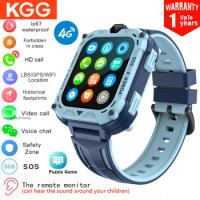 4G Smart Watch Kids SOS LBS GPS WIFI Location Video Call IP67 Waterproof Remote Monitor Smartwatch Children Smart Phone Watch
