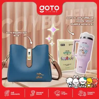 [Goto Paket Bundling 2 In 1] Tumbler BT21 Sport Tahan Panas Dingin + Tas Selempang Sling Bag Wanita 