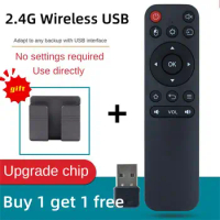 2.4G Wireless USB Receiver TV Box Remote Control BLE 5.0 Android Smart TV Box And PC/TV Wireless Air Mouse Consumer Electronics