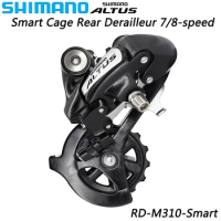 ​SHIMANO ALTUS 7/8 Speed RD-M310-Smart Rear Derailleur for MTB Bike Wide Link Smart Cage Derailleur Original Cycling Parts