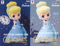 日版 Q Posket 仙履奇緣 仙度瑞拉 灰姑娘 一套兩款 A款+B款 Qposket Disney Characters －Cinderella－ 公仔