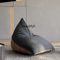 Sofa Autumn and Winter Italian Style Faux Leather Fabric Leather Bean Bag Nordic Living Room Tatami