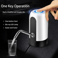 Water Bottle Pump USB Charging Automatic Electric Water Dispenser Pump Bottle Water Pump Auto Switch Drinking Dispenser